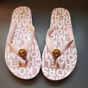 Michael Kors flip flops size 10